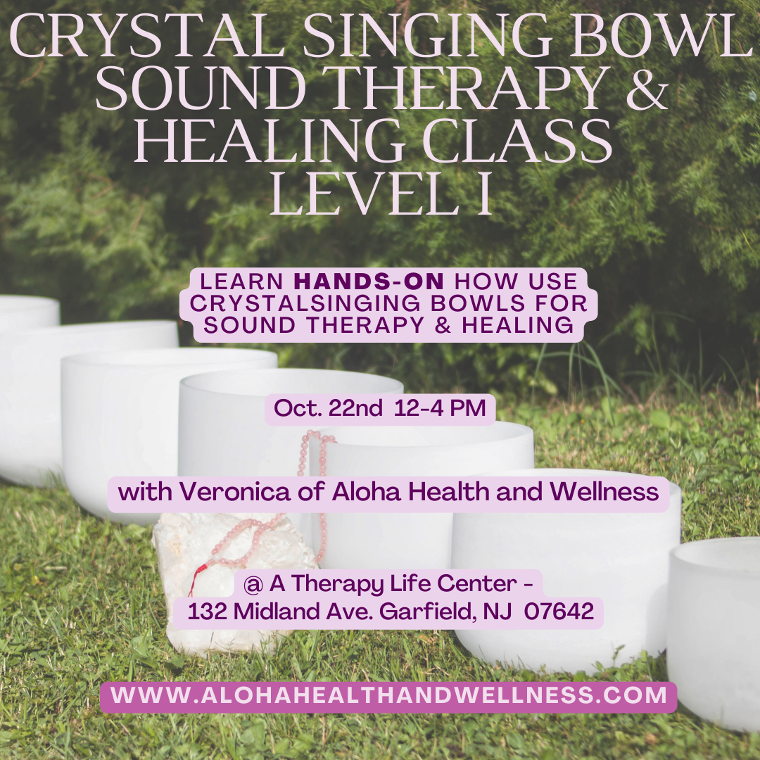 Read more about the article Crystal Singing Bowl Sound Therapy & Sound Healing Class Level I