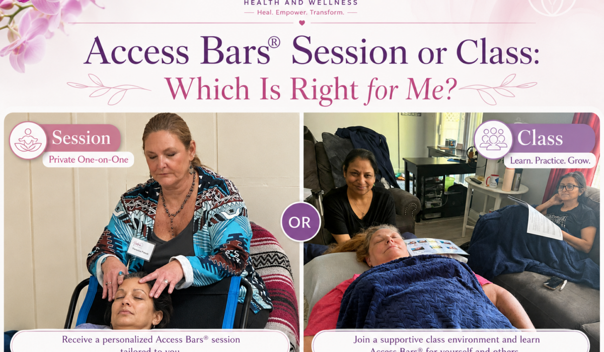 Access Bars Class Paramus NJ session or class at Aloha Health and Wellness