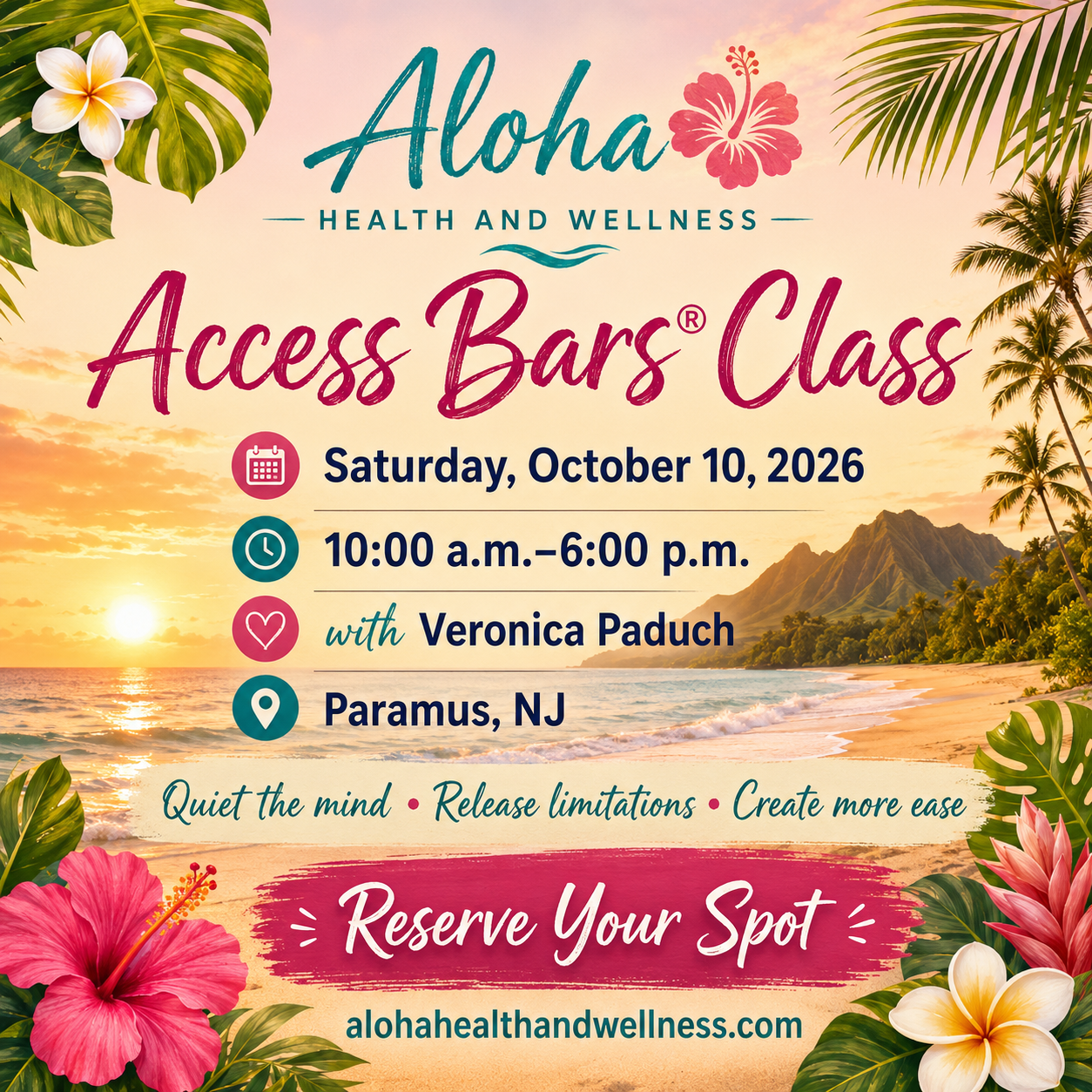 Read more about the article Access Bars® Class in Paramus, NJ — October 10, 2026